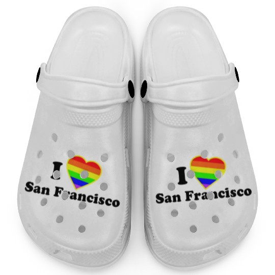 I Love San Francisco Clogs