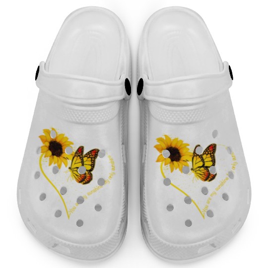 Butterfly You Are My Sunshine My Only Sunshine Clogs