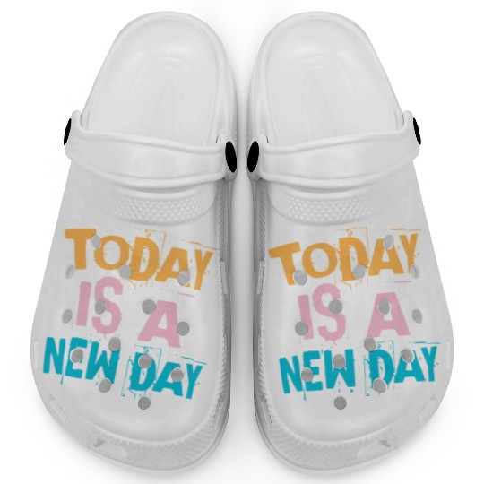 Today is a new day - Vintage Clogs