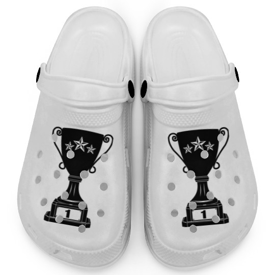 Large cup three stars and number 1 plaque Clogs