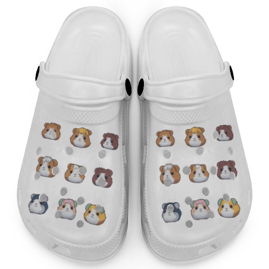 Cute Kawaii Korean Guinea Pig Pastel Stickers Pack Clogs