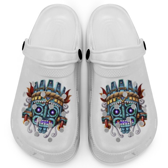 Aztec God Tlaloc Clogs