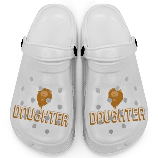 Lion Pun Daughter Lioness Wildlife Clogs