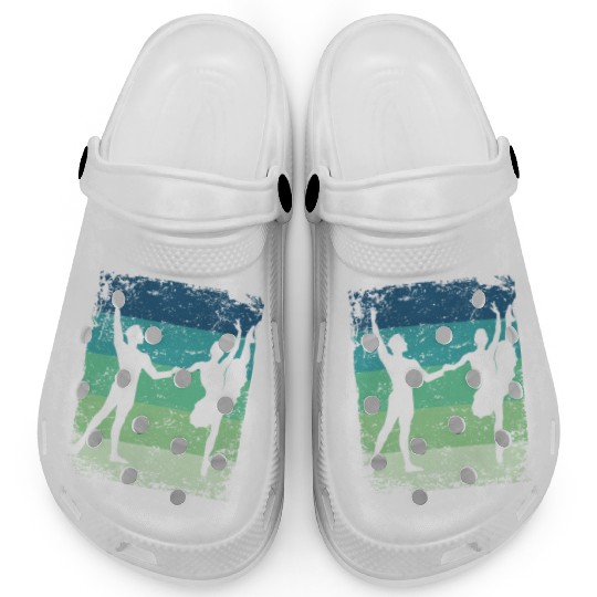 Ballet Dance Couple Vintage Ballerina Clogs