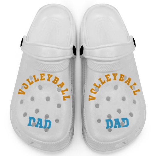 Vintage Volleyball Dad Clogs