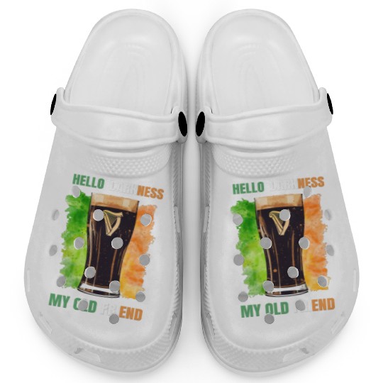 Hello Darkness My Old Friend Irish Stout Clogs