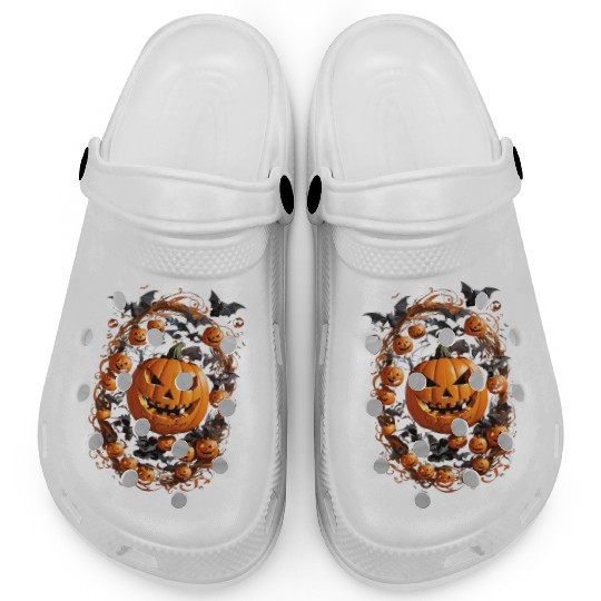 Jack-o'-Lantern Clogs