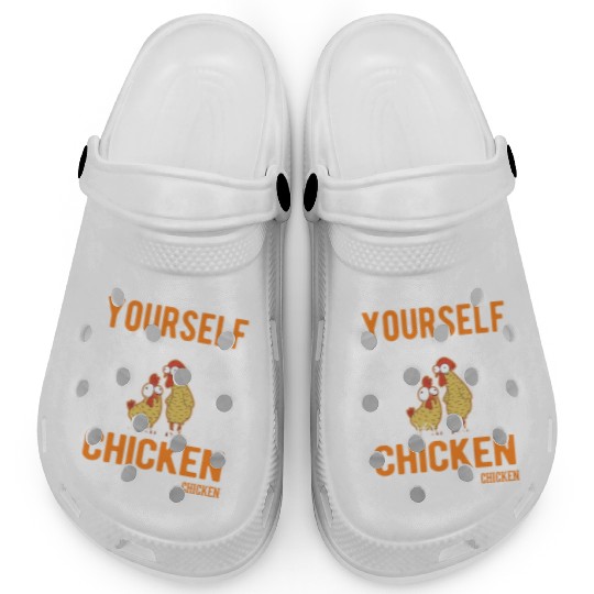 Chickens Chicken Farm Farmer Clogs