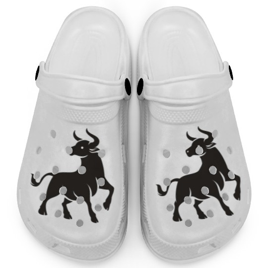 Taurus Zodiac Symbol Astrological Sign Clogs