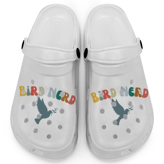 Bird Nerd , Bird Lover Clogs