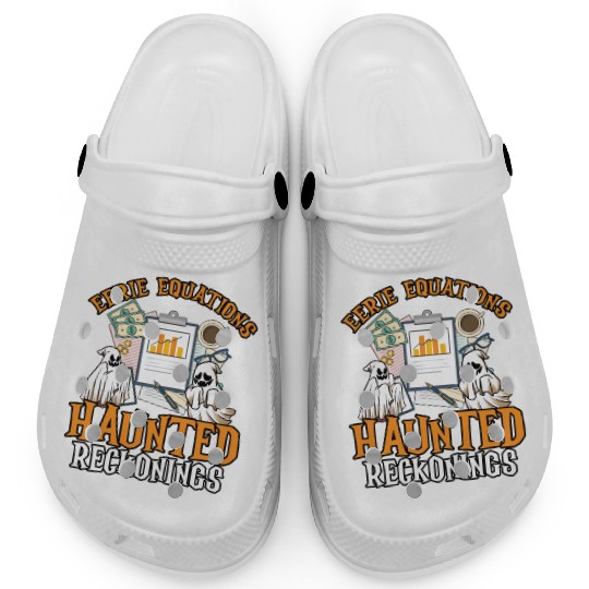 Eerie Equations Haunted Reckonings Halloween Clogs