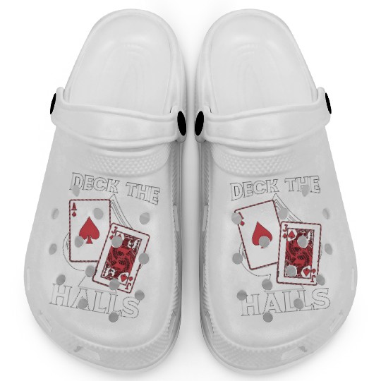 Classic Blackjack Deck The Halls Casino Gambling Clogs