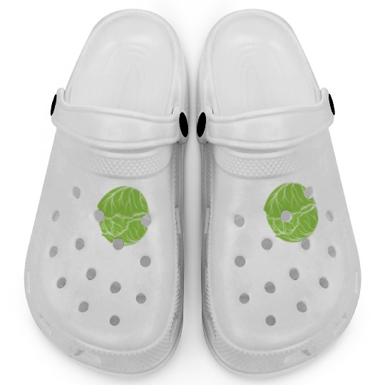 Vegan Vegetable Love Green Organic Fresh Produce Clogs
