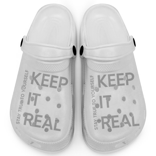 Keep it real graphic Clogs