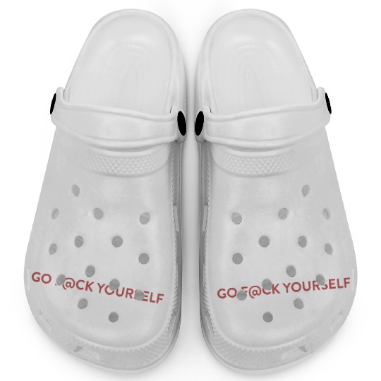 I m Mostly Peace Love And Light Clogs