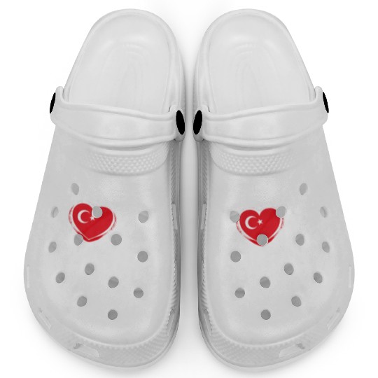 I Love My Turkish Girlfriend Multi Nationality Shi Clogs