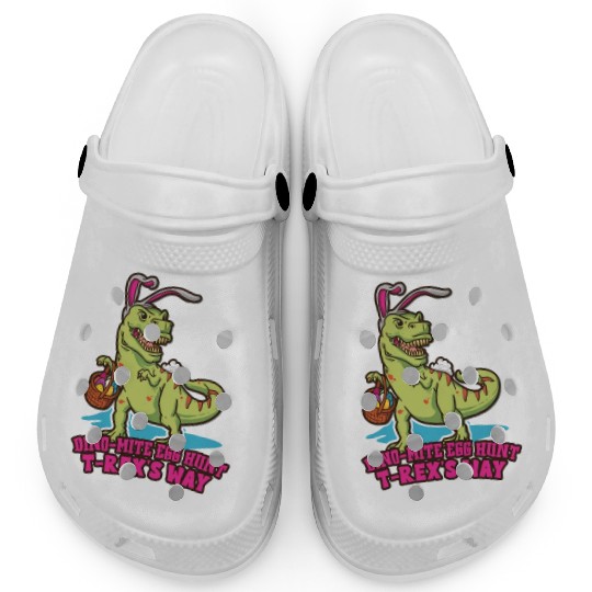 Easter T-rex Dinosaur Easter Funny T-rex Easter Clogs
