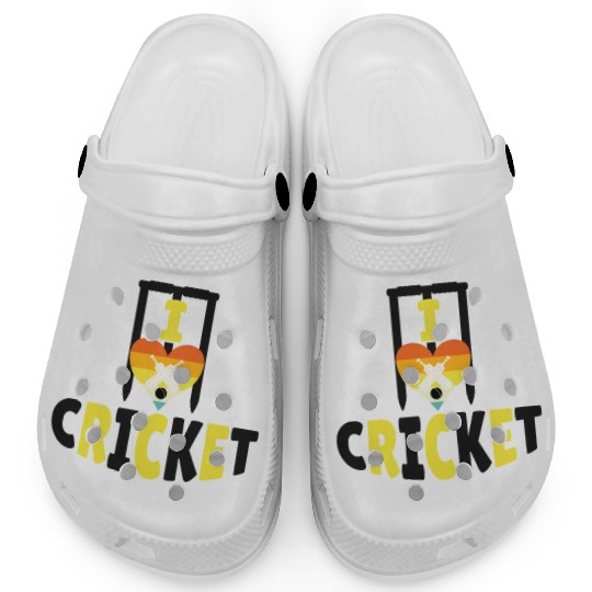 I Love Cricket Clogs