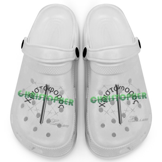 Christopher green design -Greek Origin - Christ Clogs
