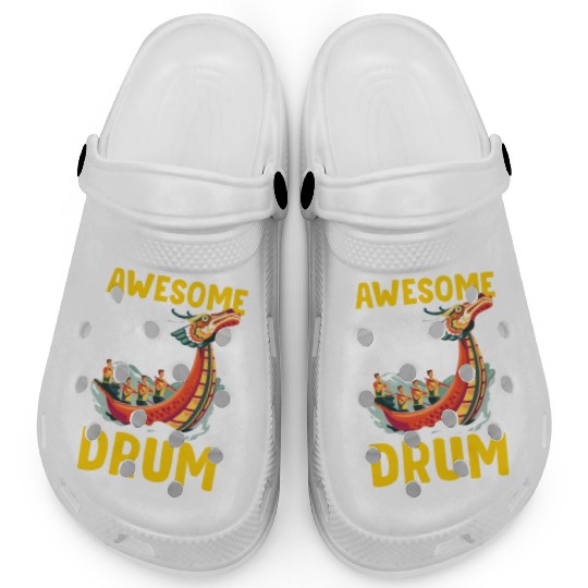 Funny Dragon Boat Racing Paddle Clogs