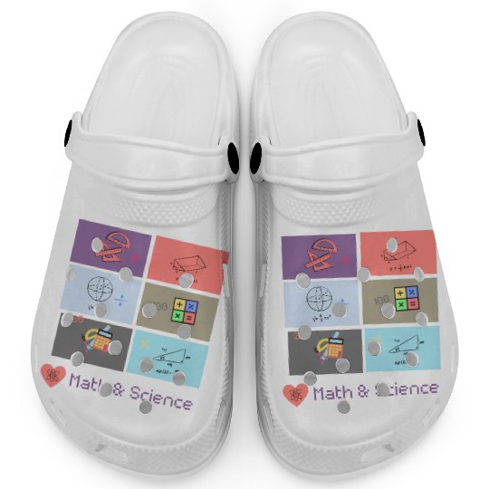 I love math and science Clogs