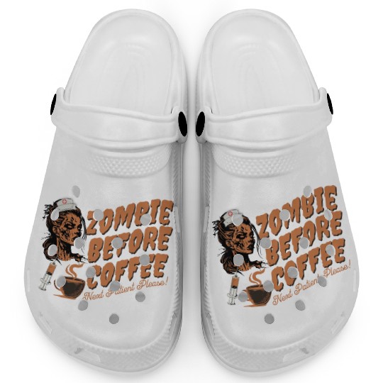 Zombie nurse when not caffeinated: Graveyard shift Clogs