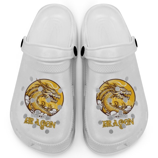 Just A Father Who Loves Dragon Clogs