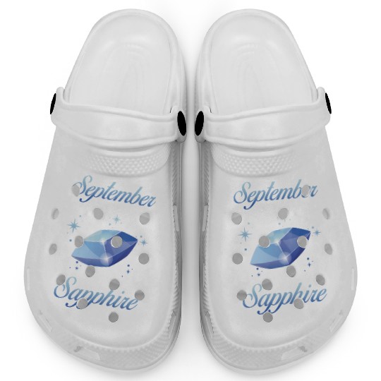 Birthstone September Sapphire Clogs