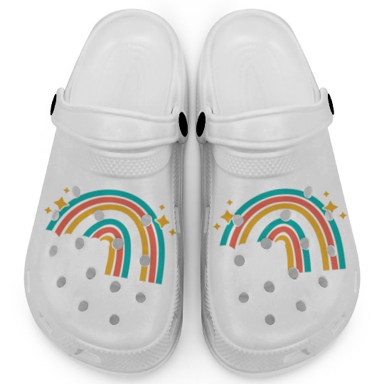 Happy Dot Day Rainbow Polka Dot International Clogs