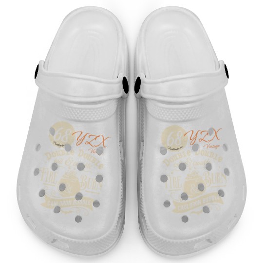 Fire burn vintage style Clogs