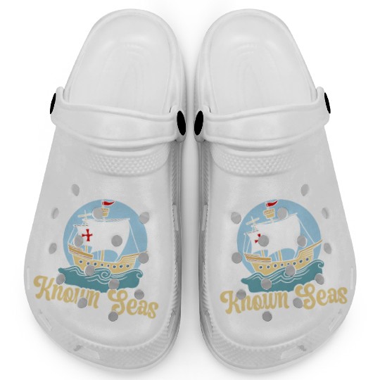 Sailing Beyond The Known Seas Columbus Day Clogs