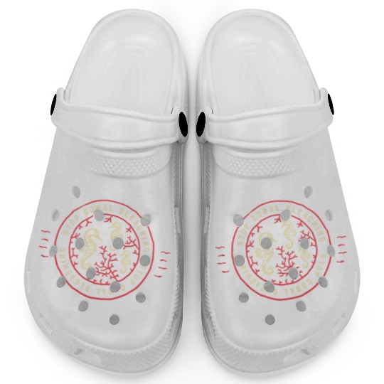 Protect the Coral Save the Reef Rustic Crest Clogs