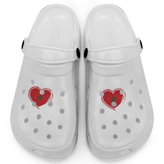 I Love My Moroccan Boyfriend Multi Nationality Clogs