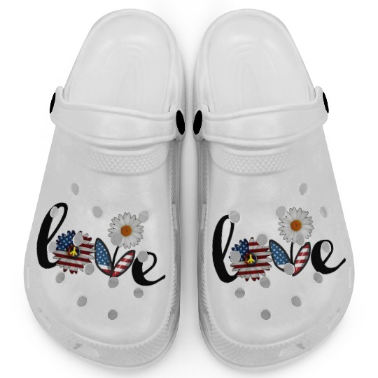 Love daisy solid Clogs