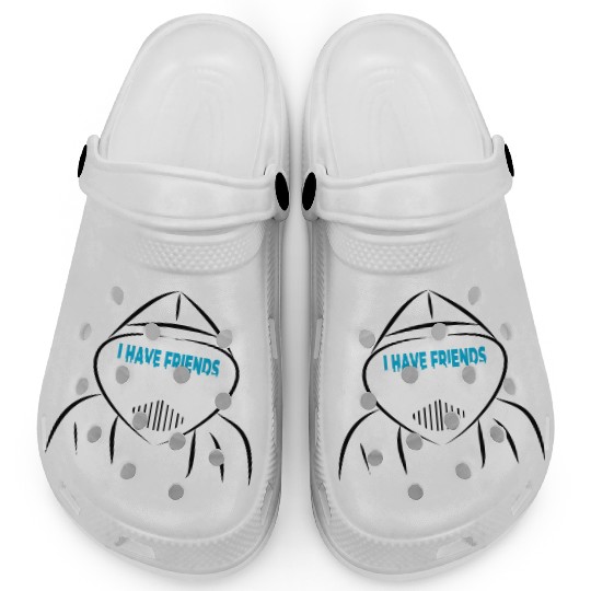 Funny Friends Design For Friendship Day Clogs