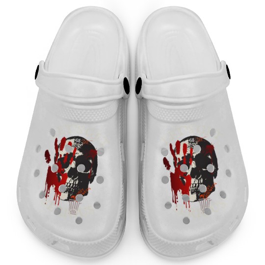 Halloween skull, let's get serious Clogs