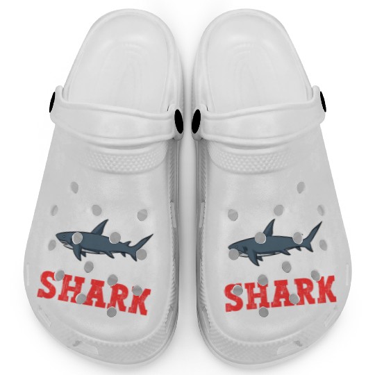 This is My Human Costume Im A Shark Clogs