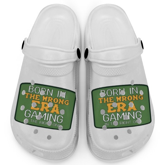 Funny Retro Gaming Culture Vintage arcade classics Clogs
