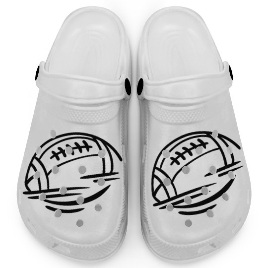 American Football Fan Clogs