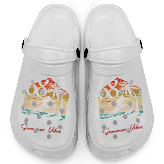 Surfing summer vibes Clogs