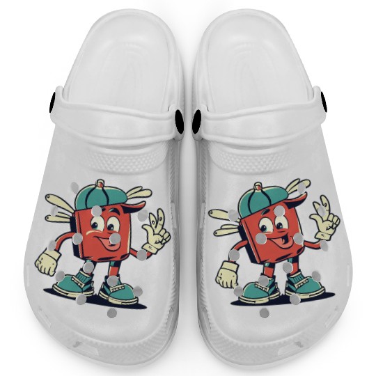 Classic Cartoon Grins Clogs