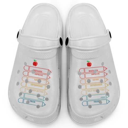 Growth Mindset Definition Motivational Quote Class Clogs