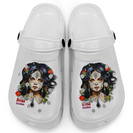 Day of the Dead Divas - Catalina Clogs