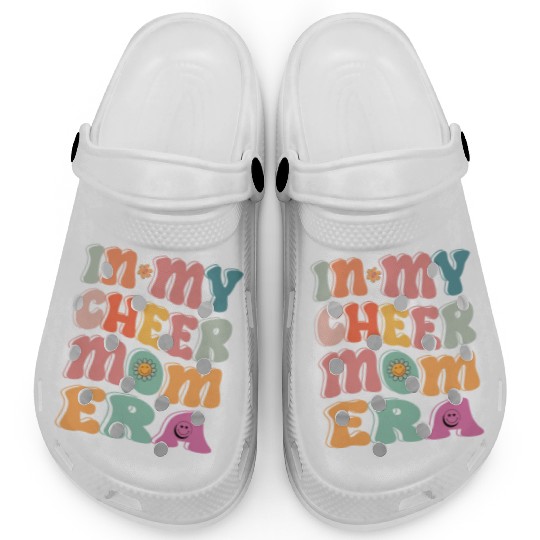 In My Cheer Mom Era Tie Dye Cheerleading Sport Mom Clogs