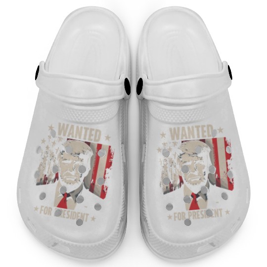Donald Trump President Elections 2024 Retro Clogs