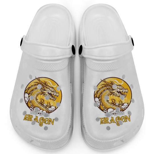 Just A Husband Who Loves Dragon Clogs