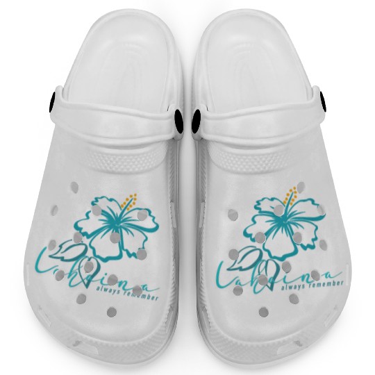 Blue Hibiscus: Lahaina - Always Remember Clogs