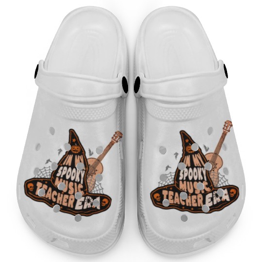 In My Spooky Music Teacher Era Witch Clogs