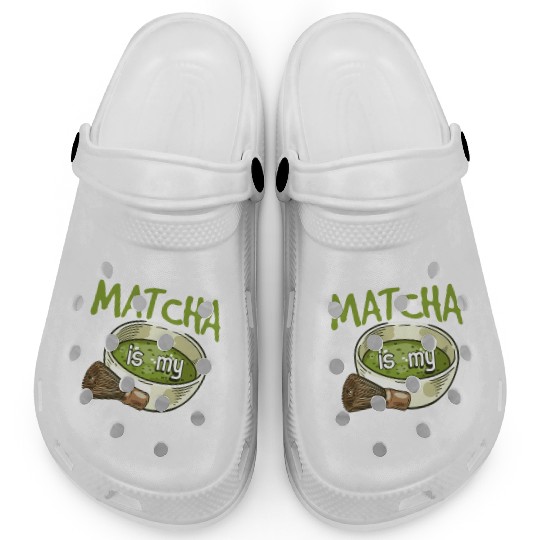 Green Tea Lover Japanese Matcha Latte Drink Matcha Clogs
