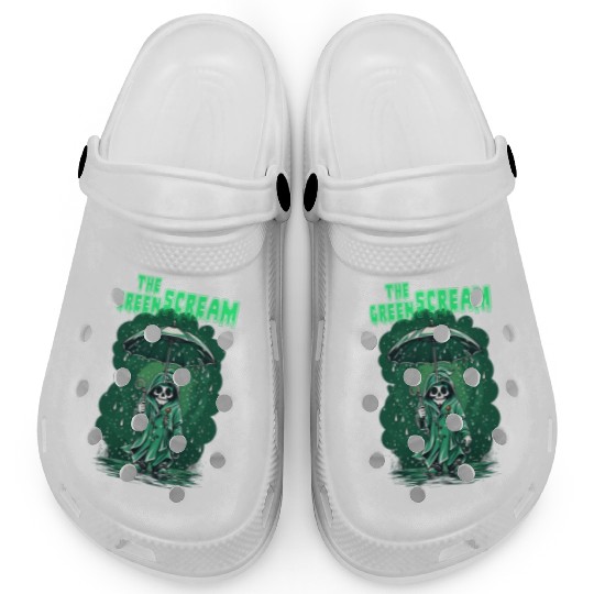 The Green Scream Clogs